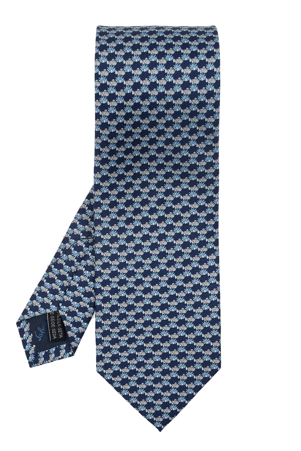 ferragamo blue tie